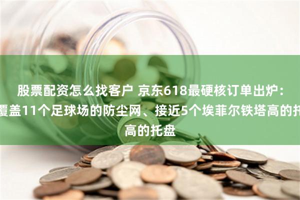 股票配资怎么找客户 京东618最硬核订单出炉：可覆盖11个足球场的防尘网、接近5个埃菲尔铁塔高的托盘